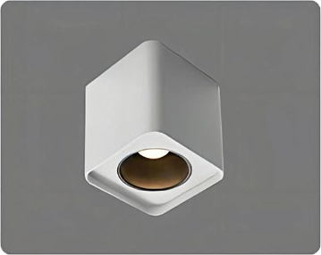 LK-明装射灯，白方#