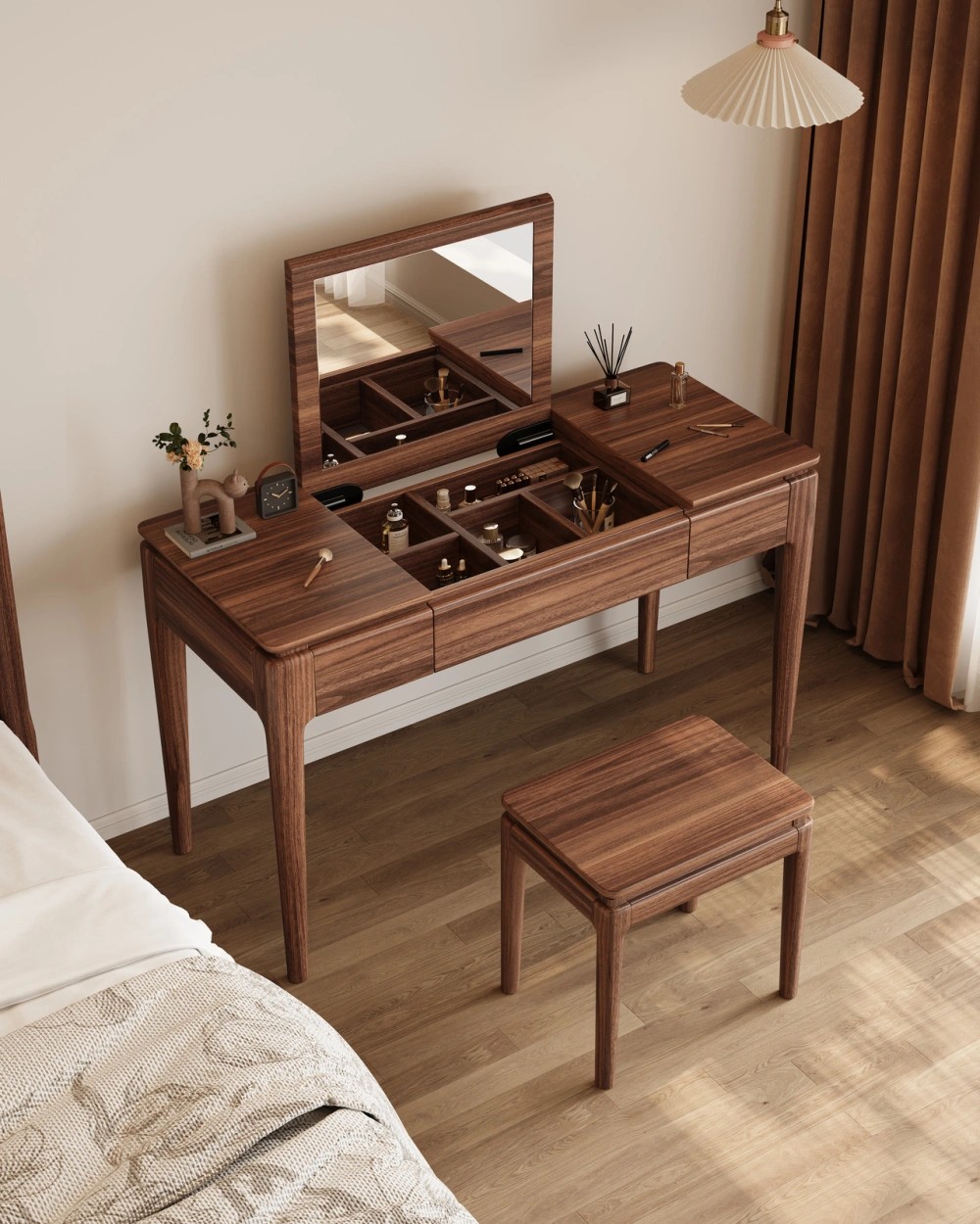 W910#妆台+凳