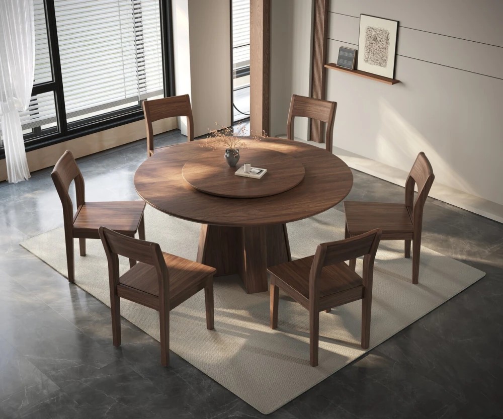 W908#圆桌+W9505#餐椅