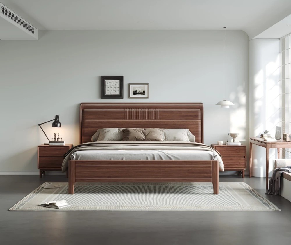 W9607-1#床 （实木)