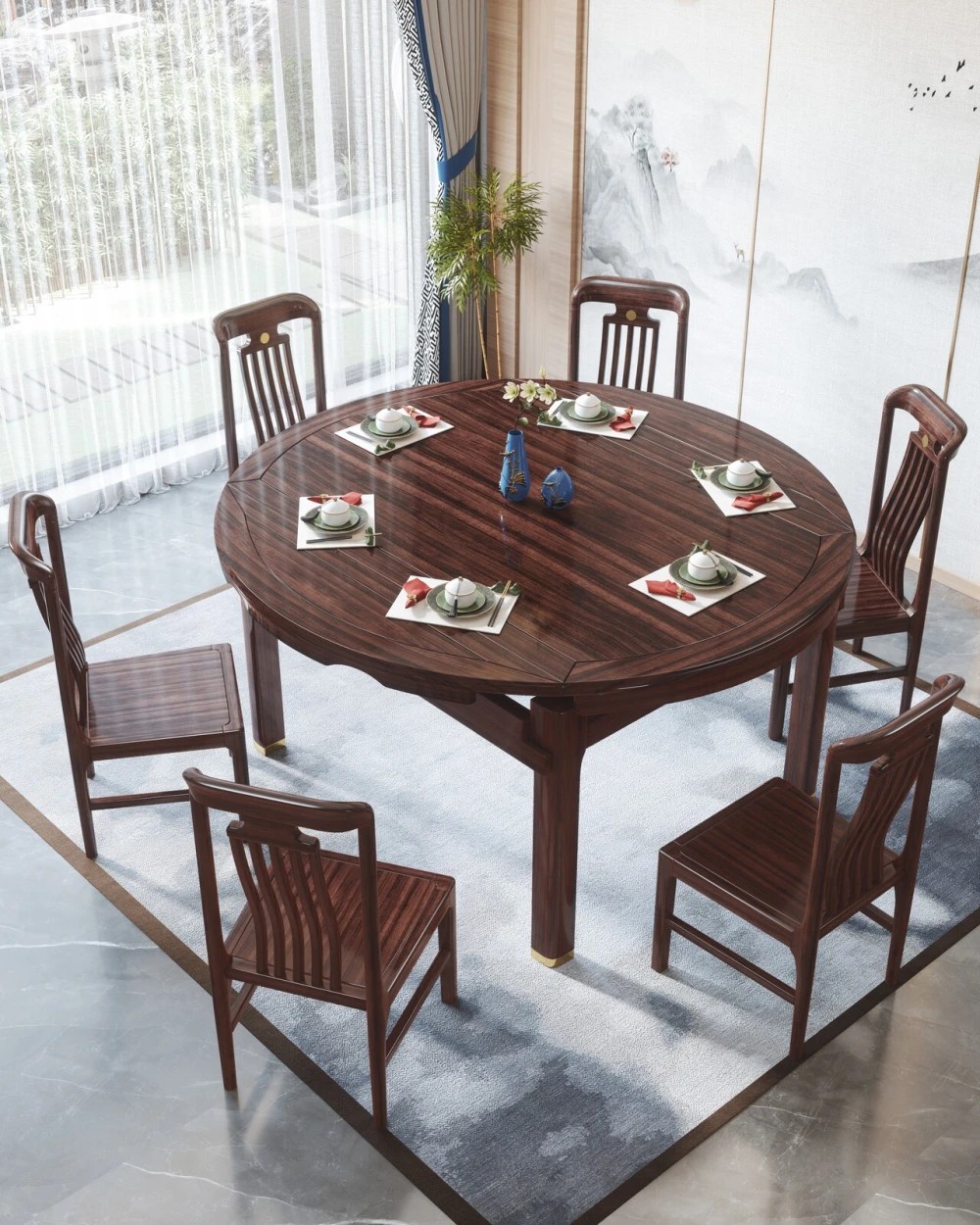 W1023#餐桌W0013#餐椅