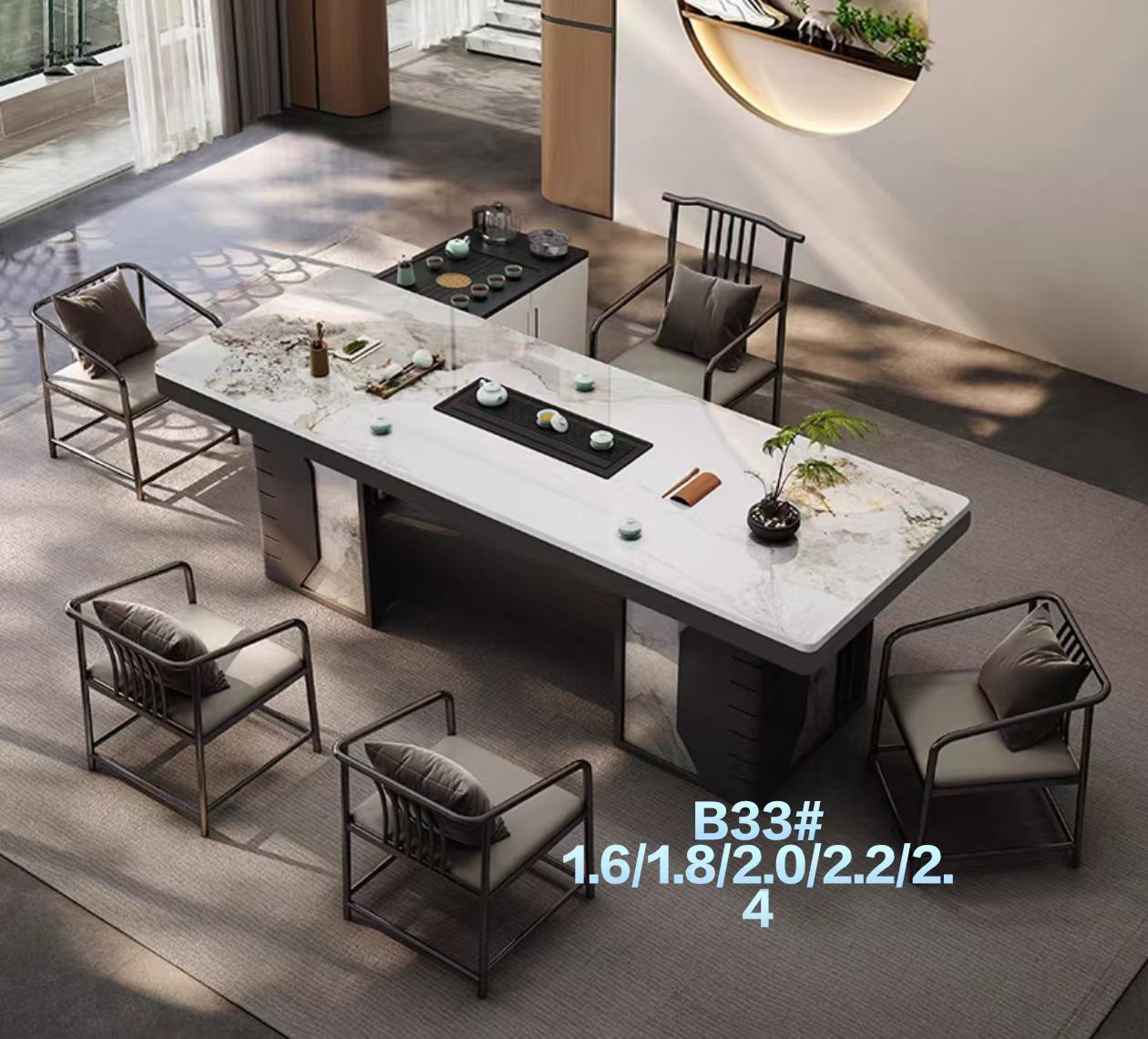 B33# 单桌+大边柜