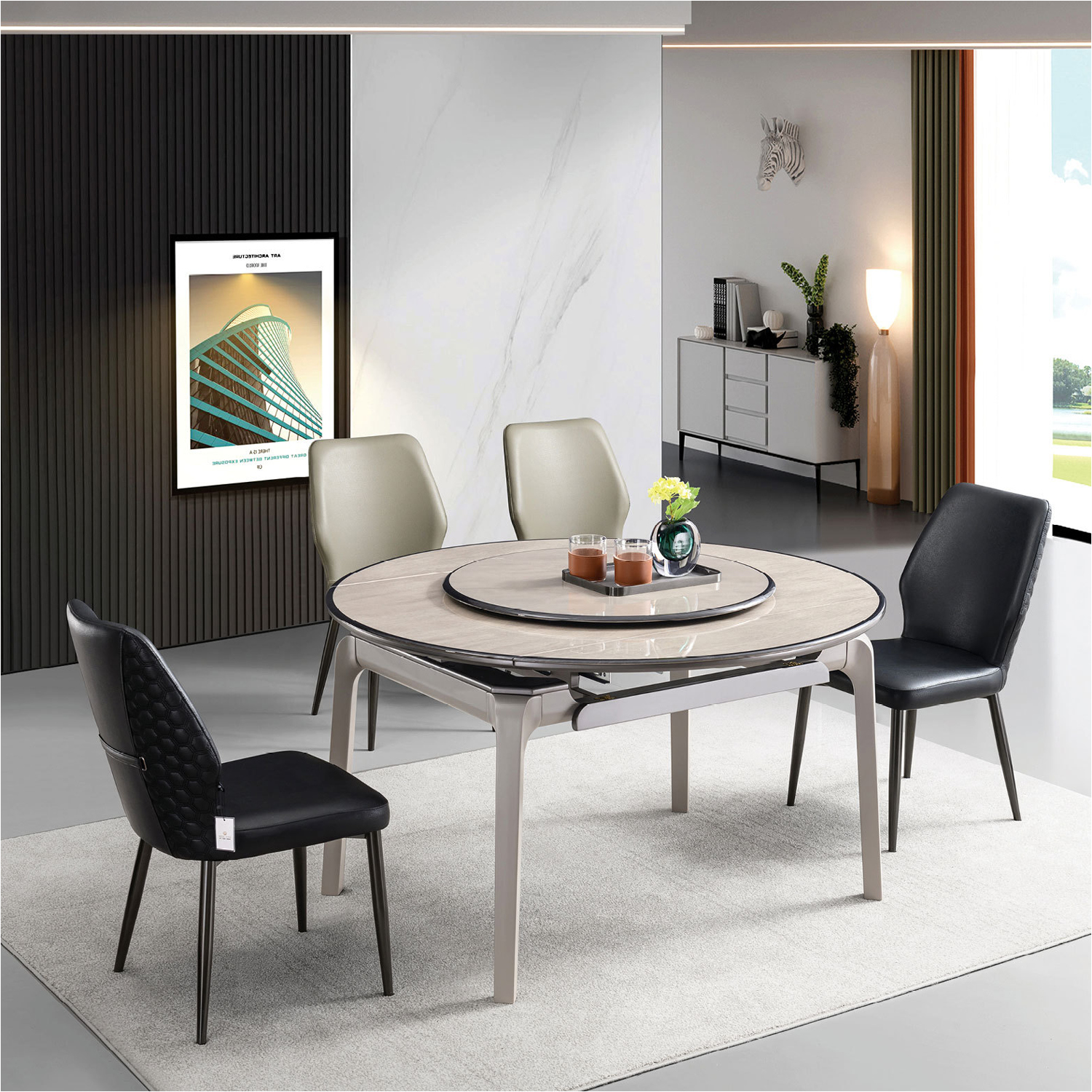 餐桌：998#；餐椅：352#