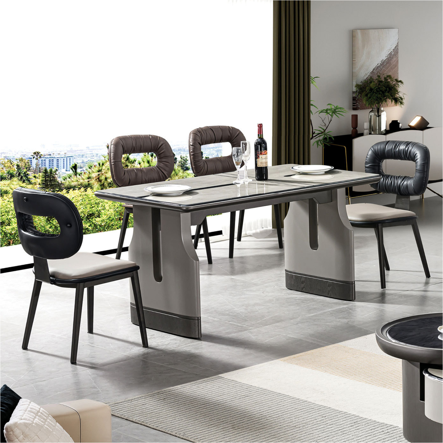 餐桌：990#；餐椅：021#