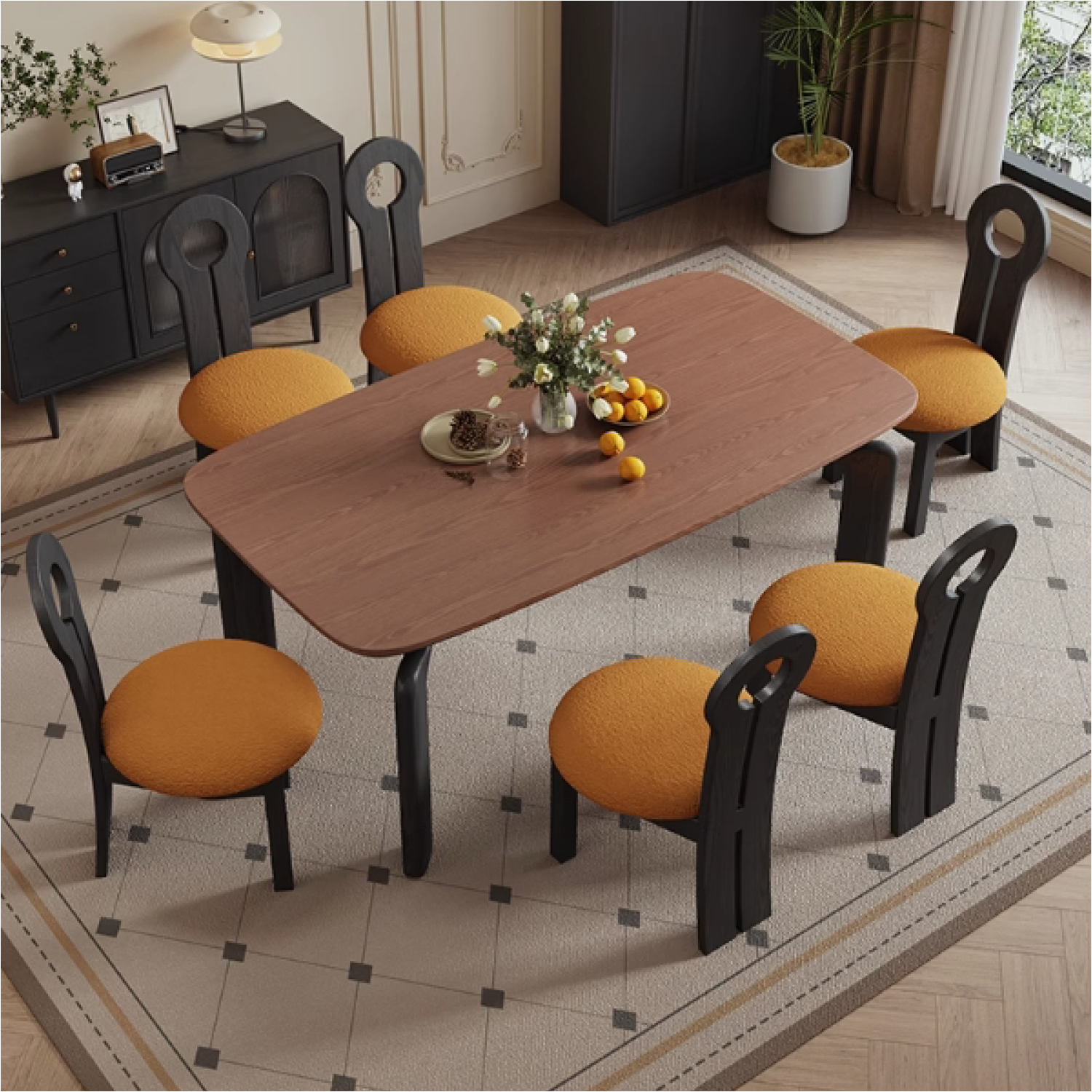 T009 罗奇堡餐桌#