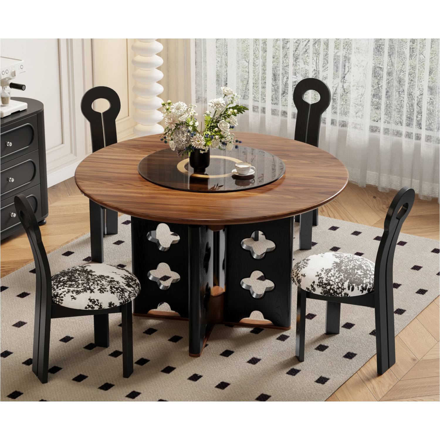 四叶草 圆台北美面#